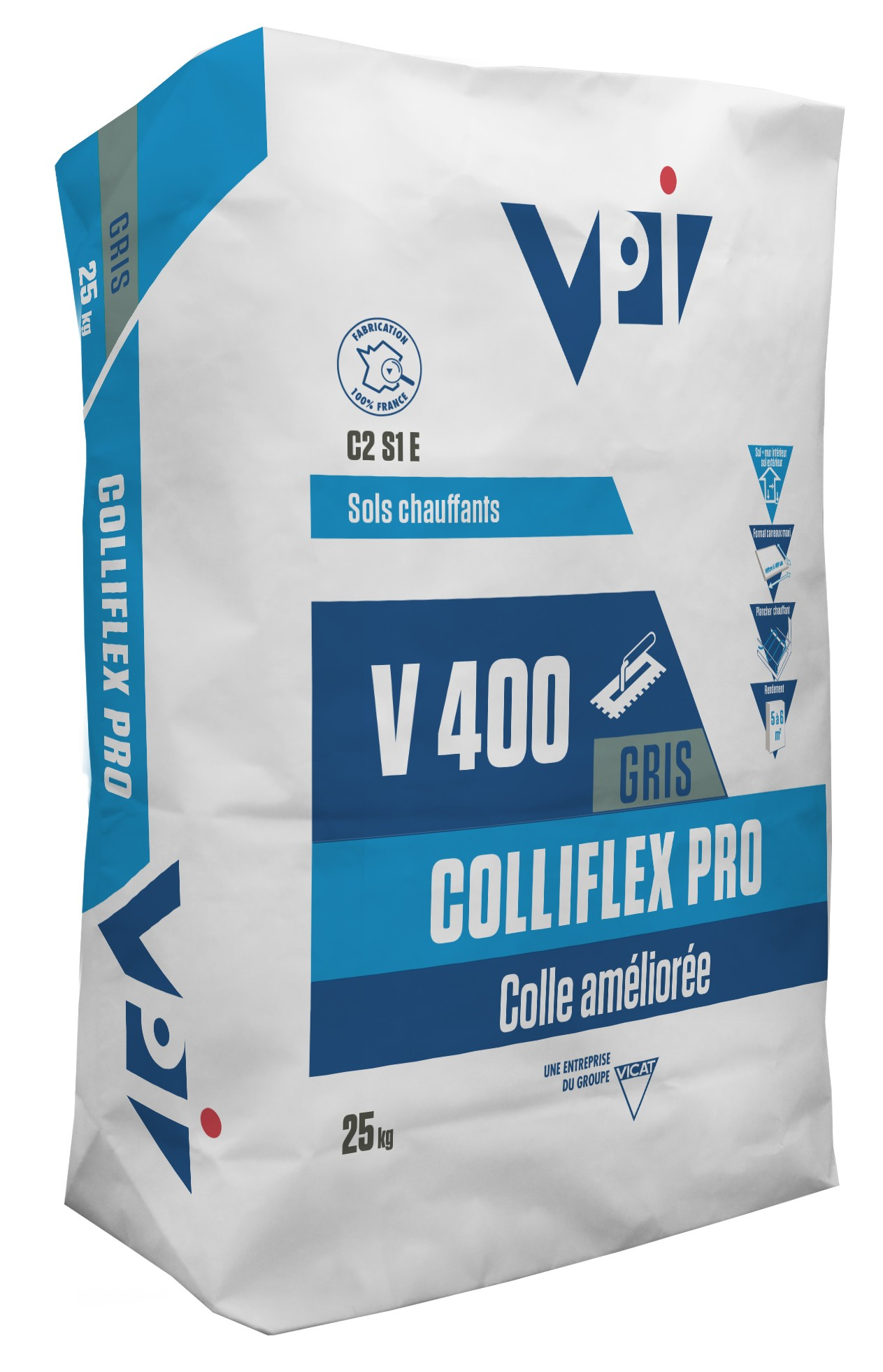 Colle - COLLIFLEX PRO V400 GRIS - 25 kg