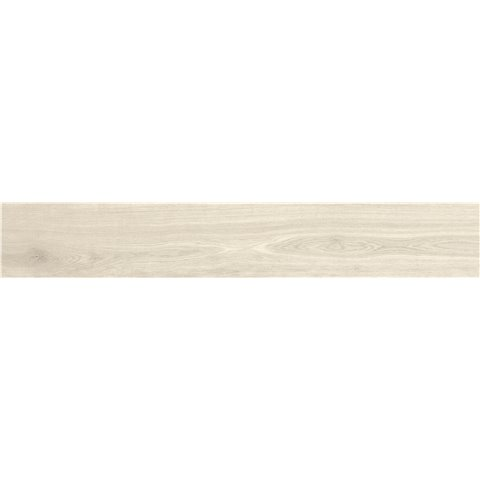 Plinthe aspect bois moderne ANDRIA BLANC grand format - 6,5X120- 8 Unités