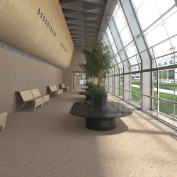 Carrelage grand format aspect terrazzo JACEE NUEZ 80X80- 1,28 m² 