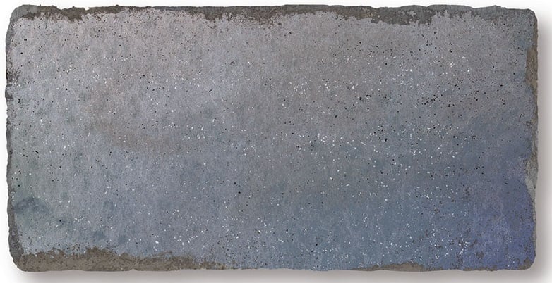 Parement brillant effet brique usé MANOVO SKYLINE BLUE 7,5X15 - 0,5m²