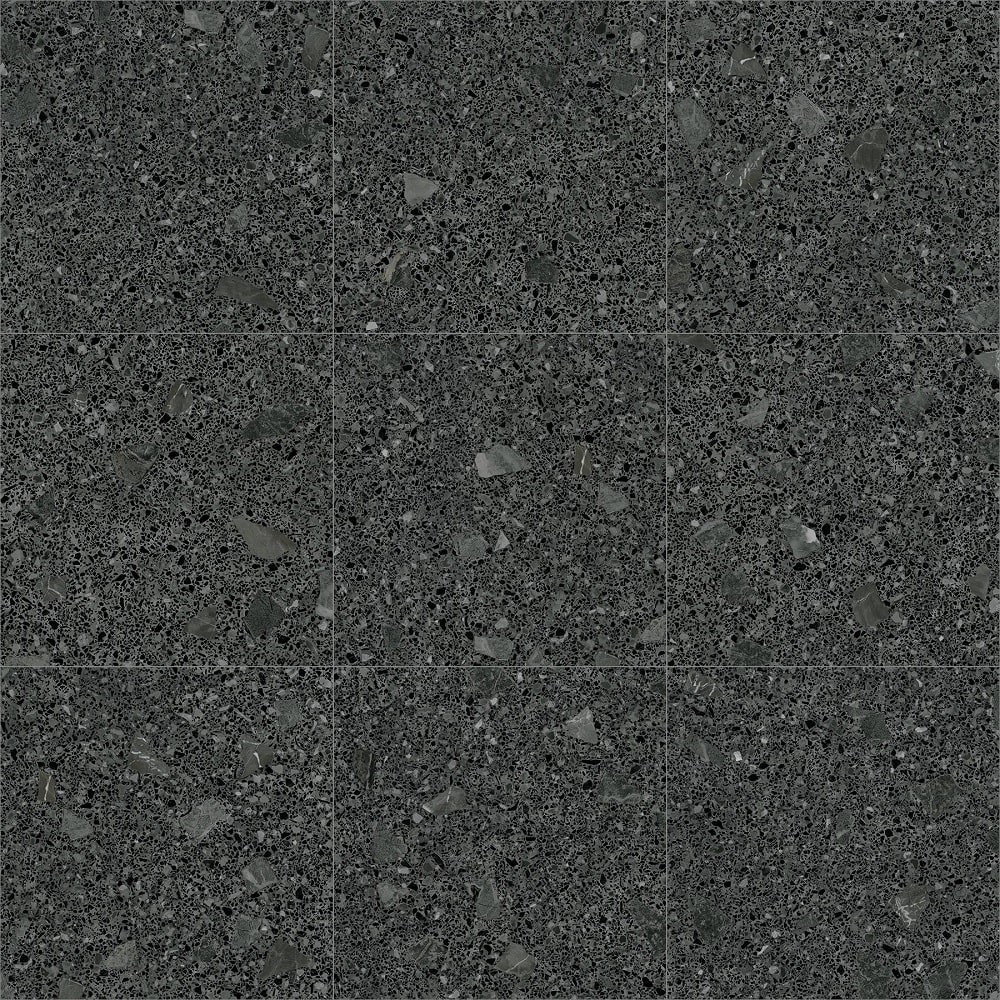 Carreau style granité anthracite 60x60 cm MISCELA Grafito - 1.44 m² - 2