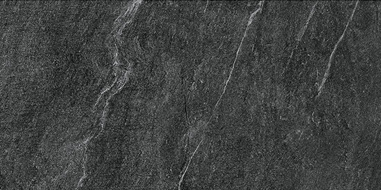 Carrelage brillant grès cérame rectifié effet pierre CAIRNS ANTRACITE 60X120 - 1,44m²