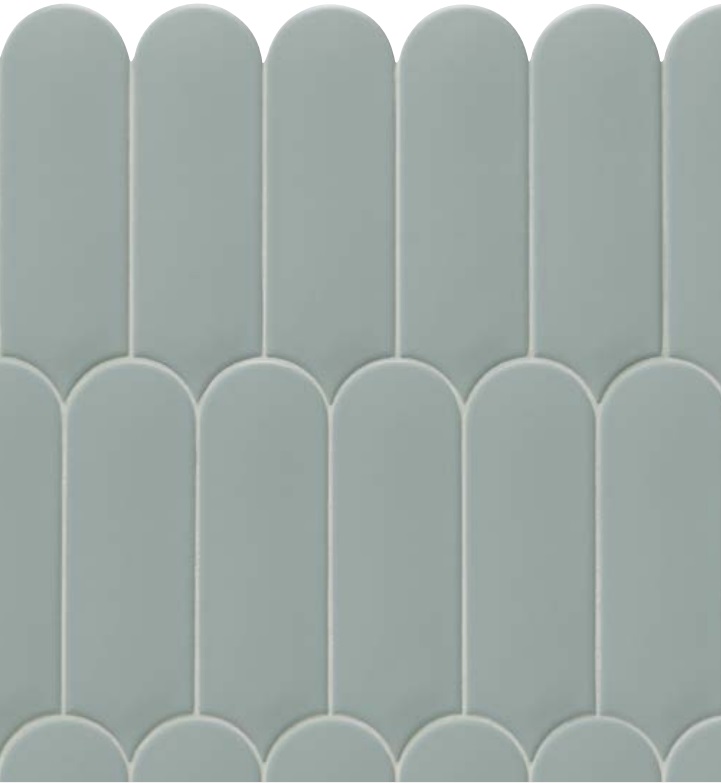 Carrelage uni bleu clair sans motifs taille 7.5x30 cm