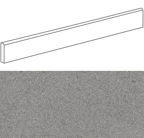 Plinthe imitation terrazzo 9,4x59,3 cm GALBE GRIS - 1 unité