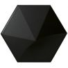 Faience à relief MAFINGA OBERLAND BLACK MATT 12,4x10,7- 0,36 M²
