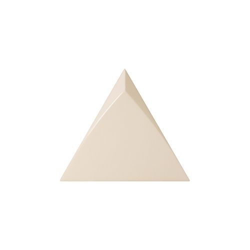 Faience triangle à relief MAFINGA TIROL CREAM 10,8X12,4 cm - 0,13 m² Equipe