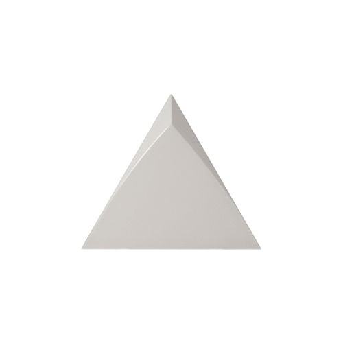 Faience triangle à relief MAFINGA TIROL LIGHT GREY 10,8X12,4 cm - 0,13 m² Equipe