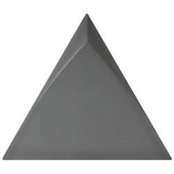 Faience triangle à relief MAFINGA TIROL DARK GREY  10,8X12,4 cm - 0,13 m² Equipe