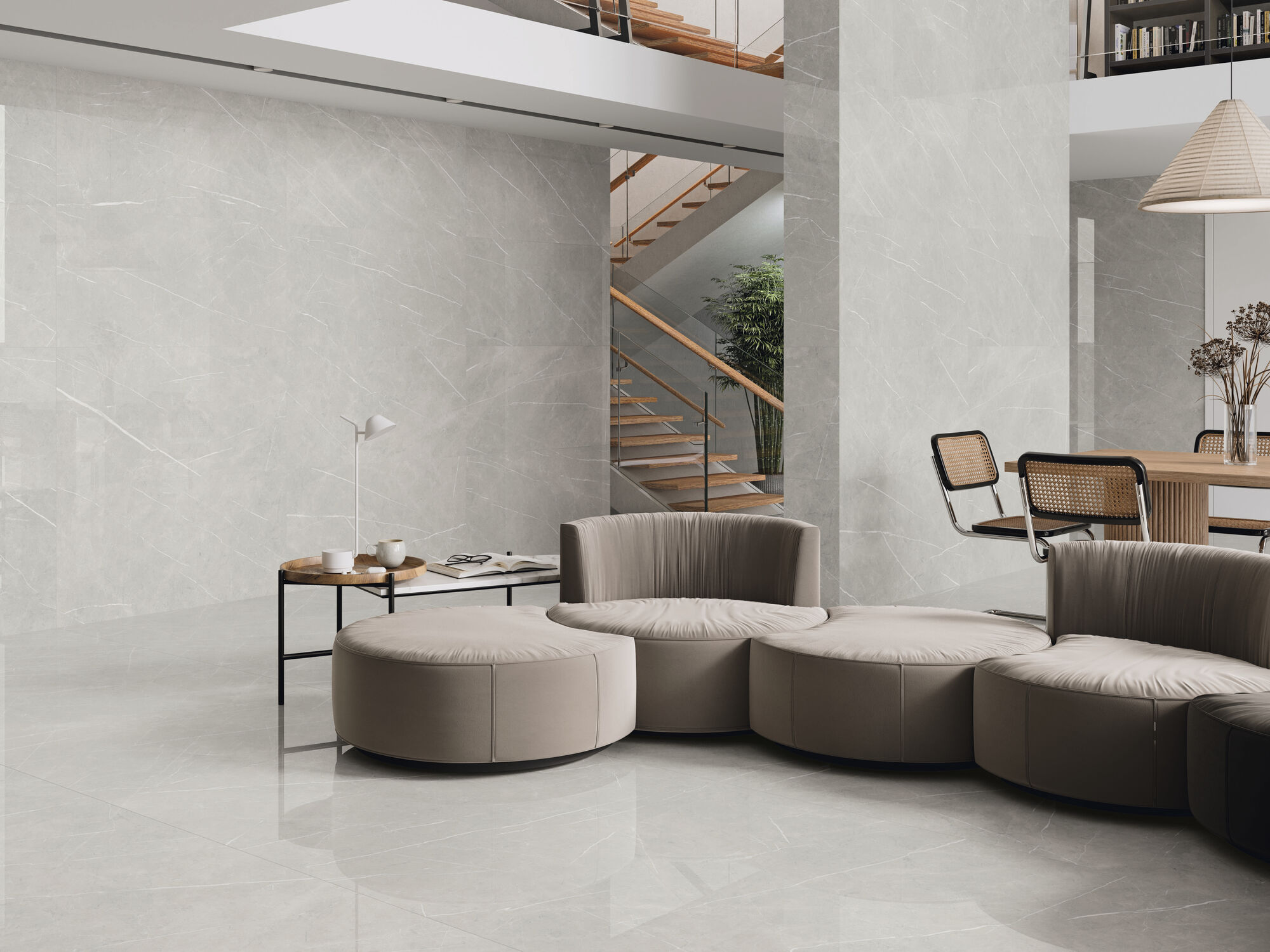 Carrelage imitation marbre ETERNEL PEARL PULIDO 120X120 - 1,44m² - 1