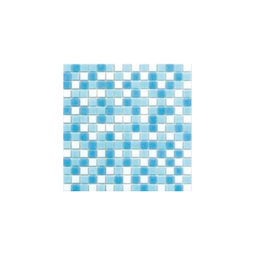 Mosaique piscine Mix Blanc Bleu Swimming 32.7x32.7 cm - 2.14m² Ston