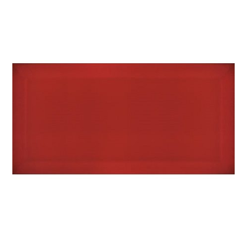 Carreau métro Rouge brillant 7.5x15cm - 1m²