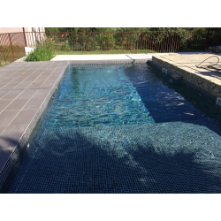 Mosaique piscine nuancée noir 3001 31.6x31.6 cm - 2 m² - zoom