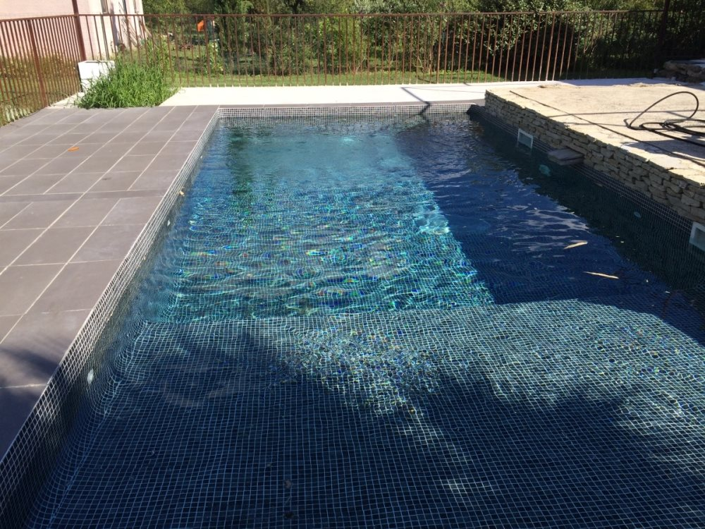 Mosaique piscine nuancée noir 3001 31.6x31.6 cm - 2 m² - 2