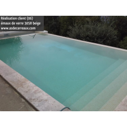 Mosaique piscine Nieve beige 3058 31.6x31.6 cm - 2 m² - zoom