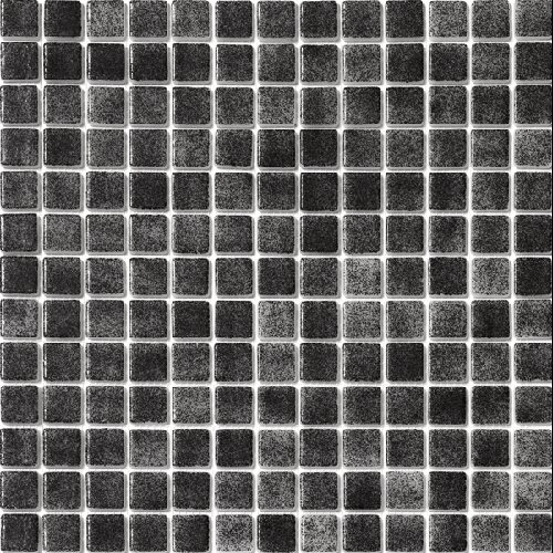 Mosaique piscine nuancée noir antidérapante 3101 31.6x31.6 cm - 1 m² AlttoGlass