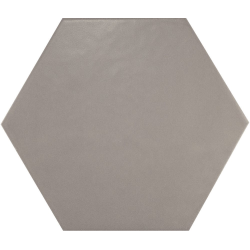 Carrelage hexagonal 17.5x20 Tomette design HEXATILE GRIS UNI 20340 0.71m² - zoom