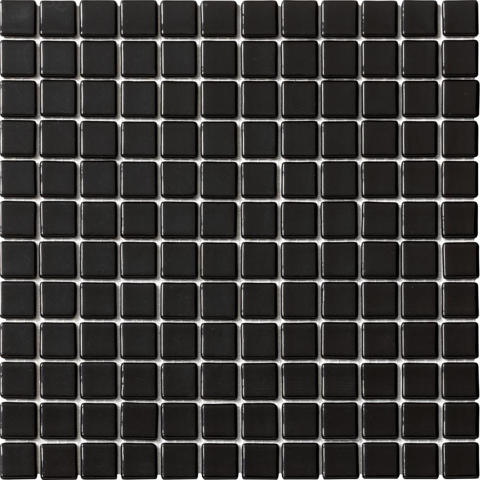 Mosaique piscine Lisa noir 2010 31.6x31.6 cm - 2m²