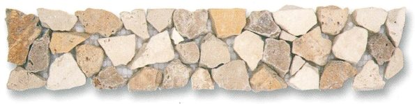 Frise pierre naturelle Travertin mix 5015 30.5x5 cm - unité