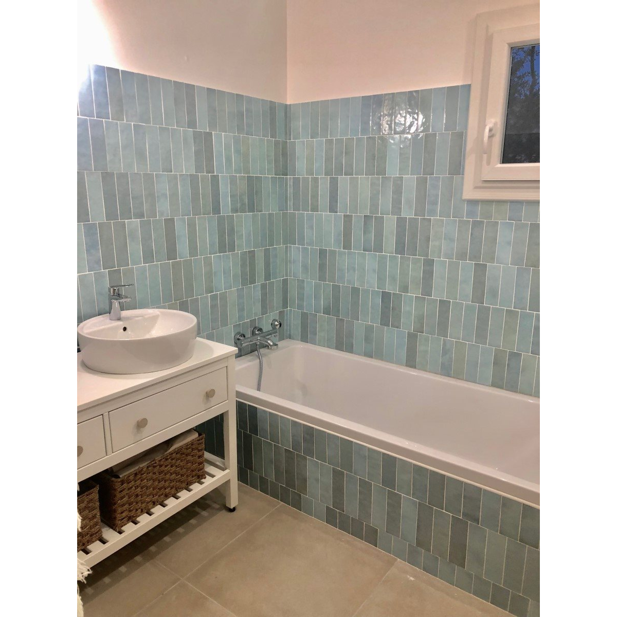 Zellige Bleu : Carrelage Mural & Faïence Effet Artisanale