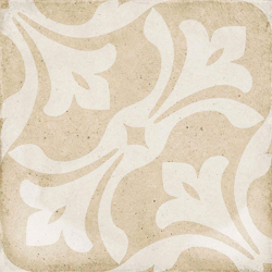 Carrelage style ciment beige 20x20 cm ART NOUVEAU LA RAMBLA BISCUIT 24408 - 1m² - zoom