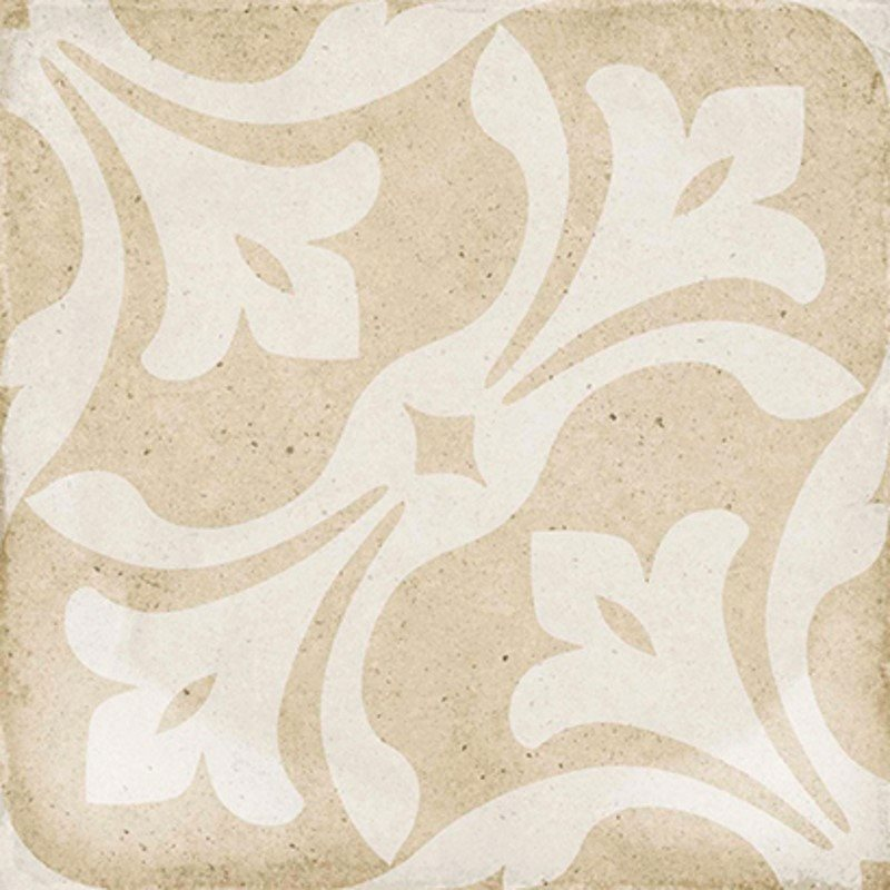 Carrelage style ciment beige 20x20 cm ART NOUVEAU LA RAMBLA BISCUIT 24408 - 1m²
