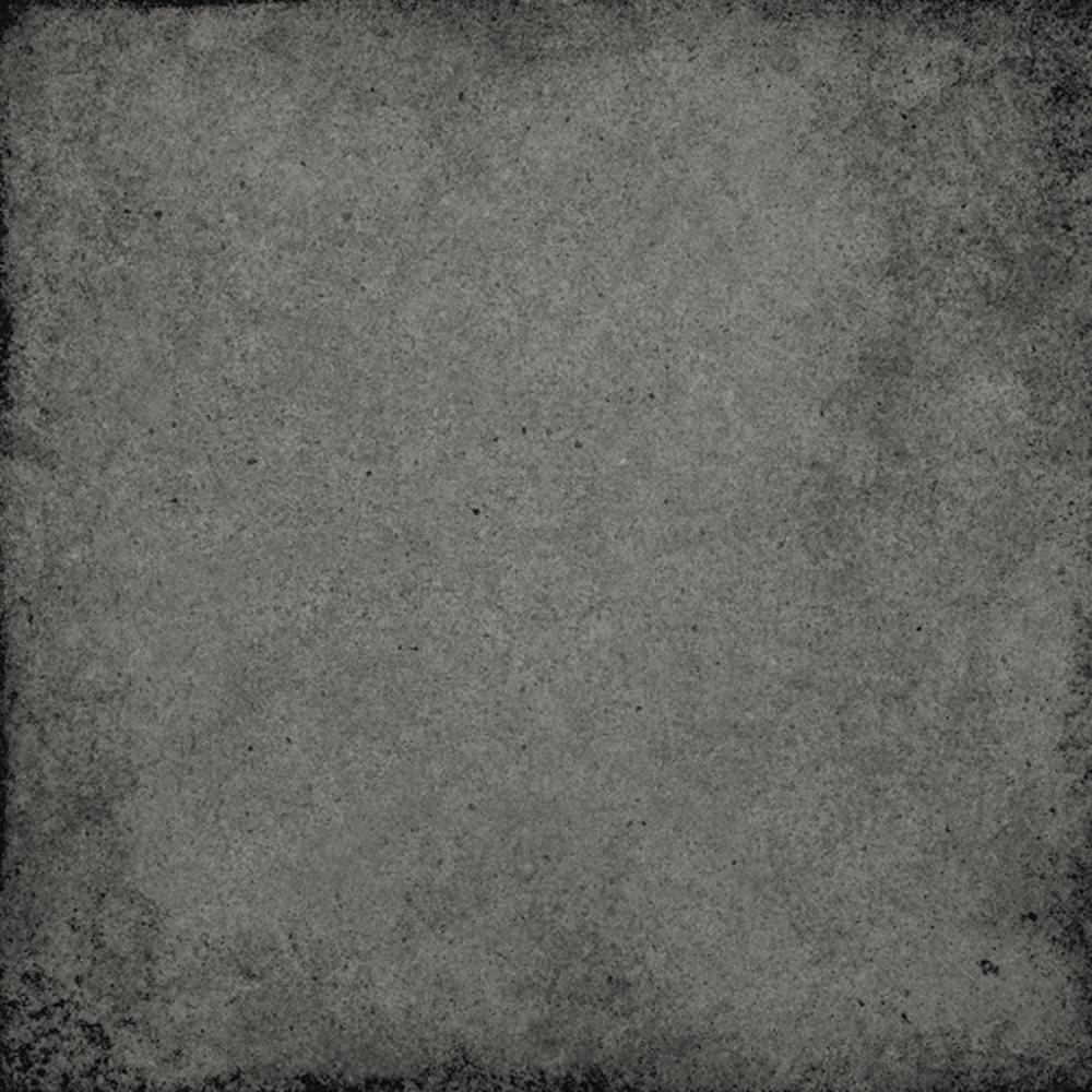 Carrelage uni vieilli gris charbon 20x20 cm ART NOUVEAU CHARCOAL GREY 24398 - 1m²