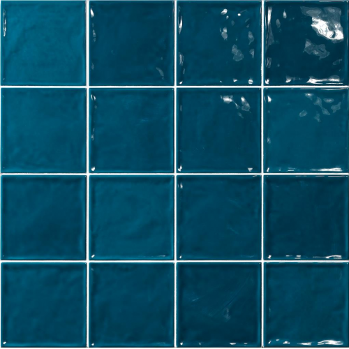 Carrelage effet zellige bleu canard 15x15 CHIC BONDI - 1m²