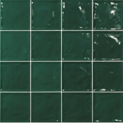 Carrelage effet zellige vert 15x15 CHIC Verde - 1m² - zoom