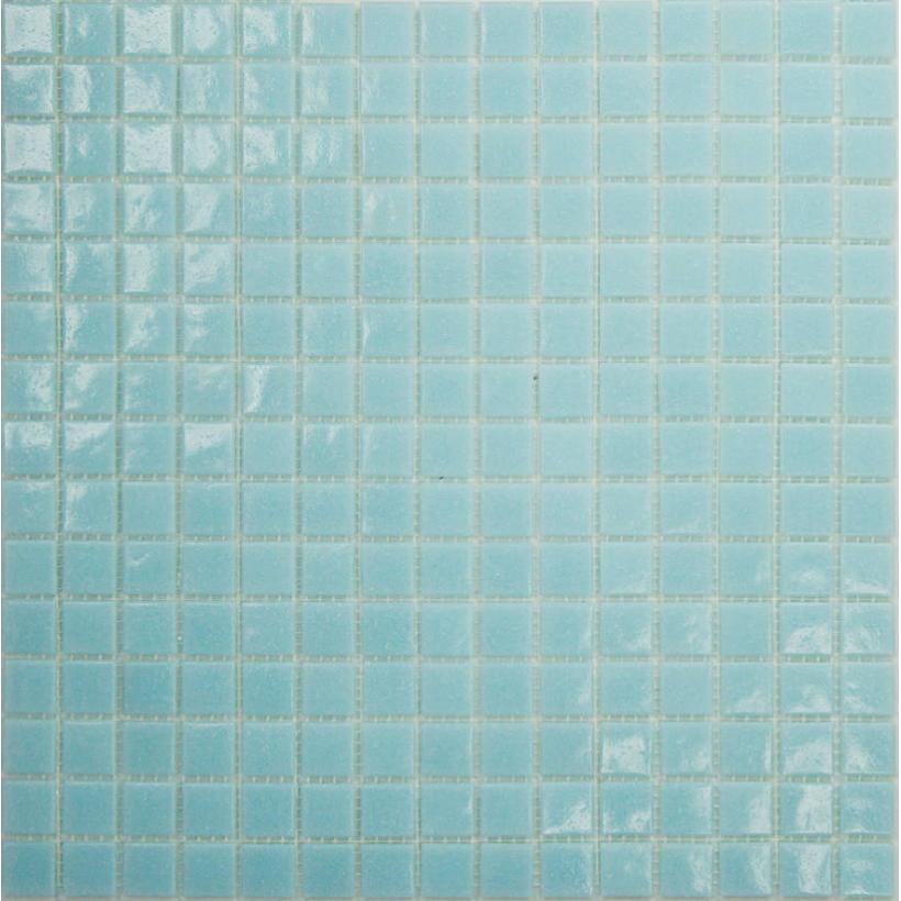 Mosaique piscine Bleu clair A30 20x20mm - 2.14m²