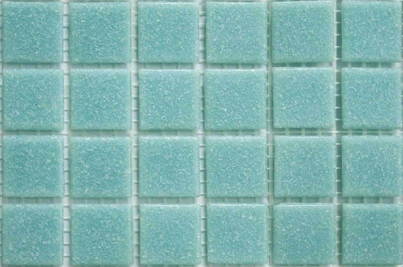 Mosaique piscine Bleu clair A30 20x20mm - 2.14m² - 1