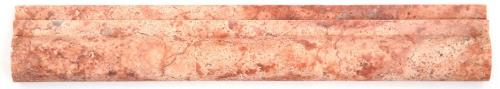 Corniche pierre Travertin Rouge 30.5x5 cm - unité - zoom