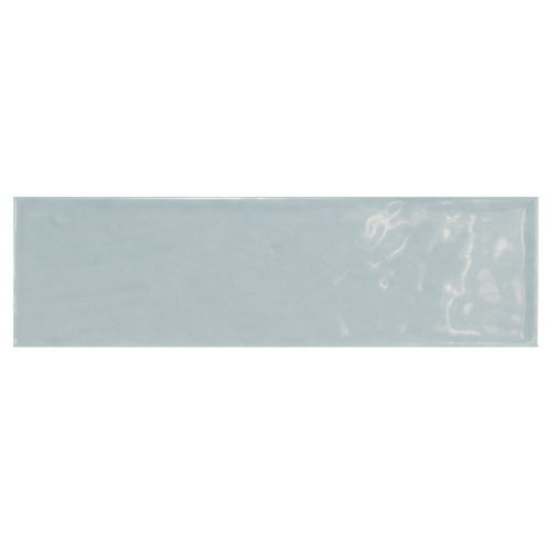 Carrelage uni brillant bleu 6.5x20cm COUNTRY ASH BLUE - 21541 0.5m²