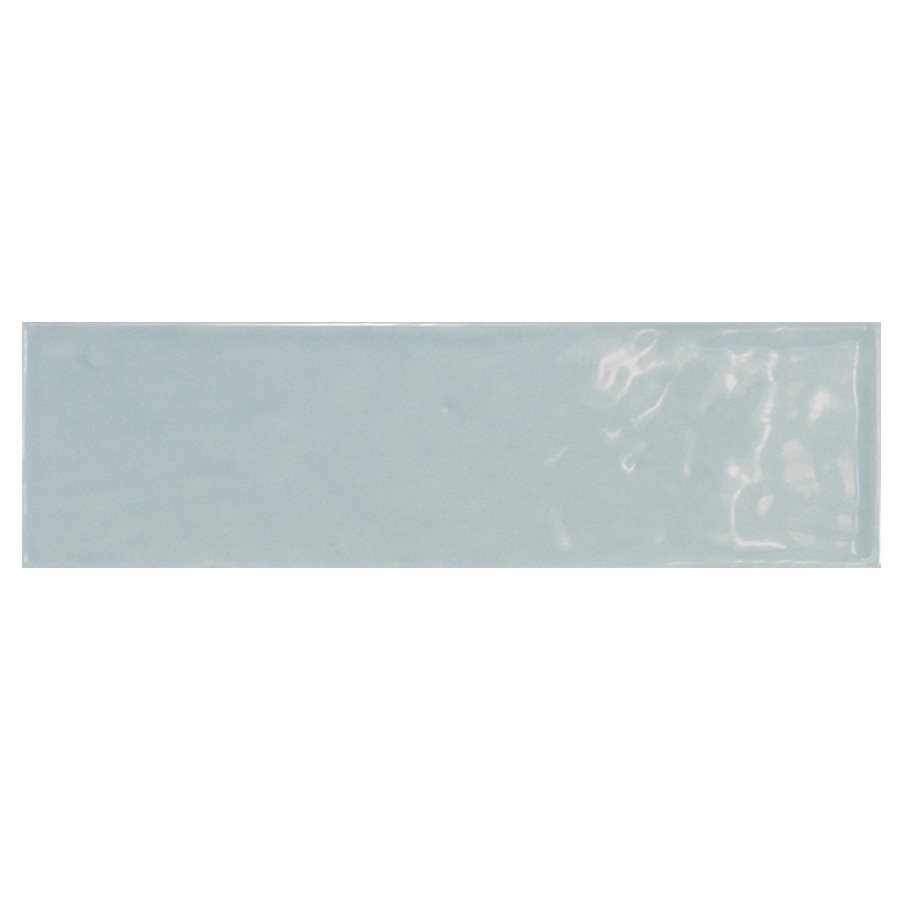 Carrelage uni brillant bleu 6.5x20cm COUNTRY ASH BLUE - 21541 0.5m² - zoom