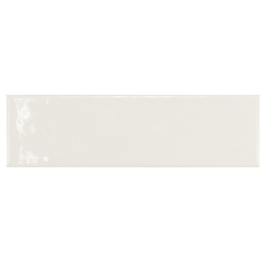 Carrelage uni brillant blanc 6.5x20cm COUNTRY BLANCO 21531 0.5m²