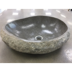 Vasque bol à poser en pierre naturelle de BALI ASDC