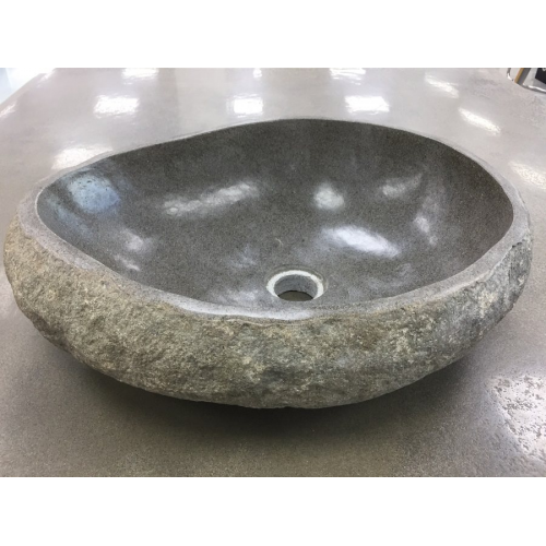 Vasque bol à poser en pierre naturelle de BALI