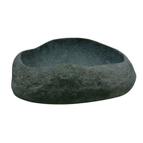 Vasque en pierre polyforme brute petite