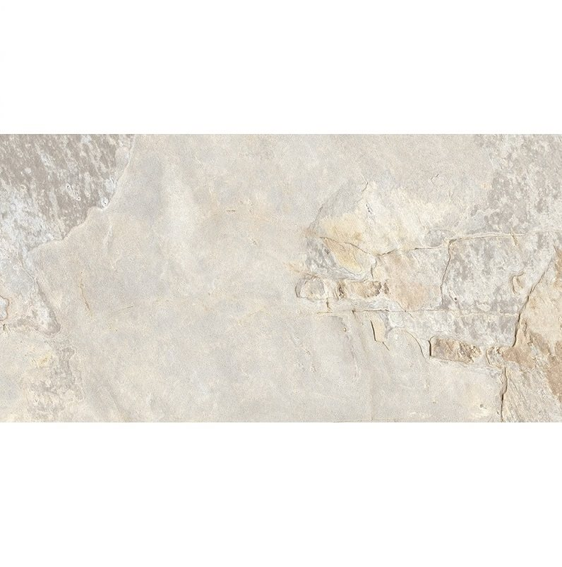 Carrelage effet pierre beige nuancé ARDESIA ALMOND 32x62.5 cm R9 - 1m² 