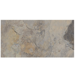 Carrelage effet pierre gris nuancé ARDESIA GRIS 32x62.5 cm R9 - 1m² GayaFores