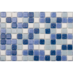 Mosaique piscine 10x10mm LAGOON10 31.8x31.8 cm - 1.01m² Ston