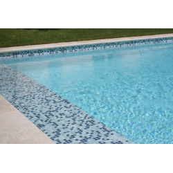 Mosaique piscine Mix de Gris bleuté GREY 32.7x32.7 cm - 2.14m² 