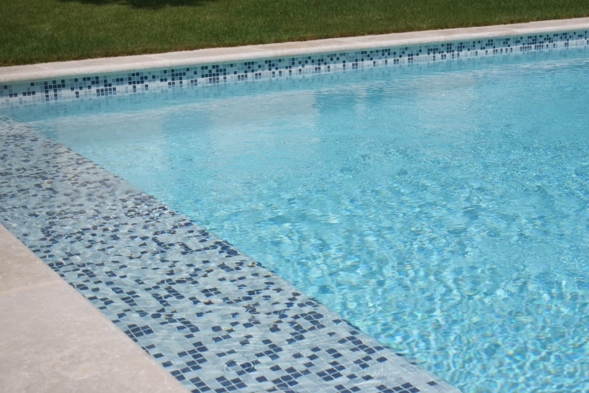 Mosaique piscine Mix de Gris bleuté GREY 32.7x32.7 cm - 2.14m² - 1