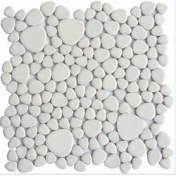 Mosaique Nature Blanco - céramique blanc 27x27 - boite de 0.95m² Decora