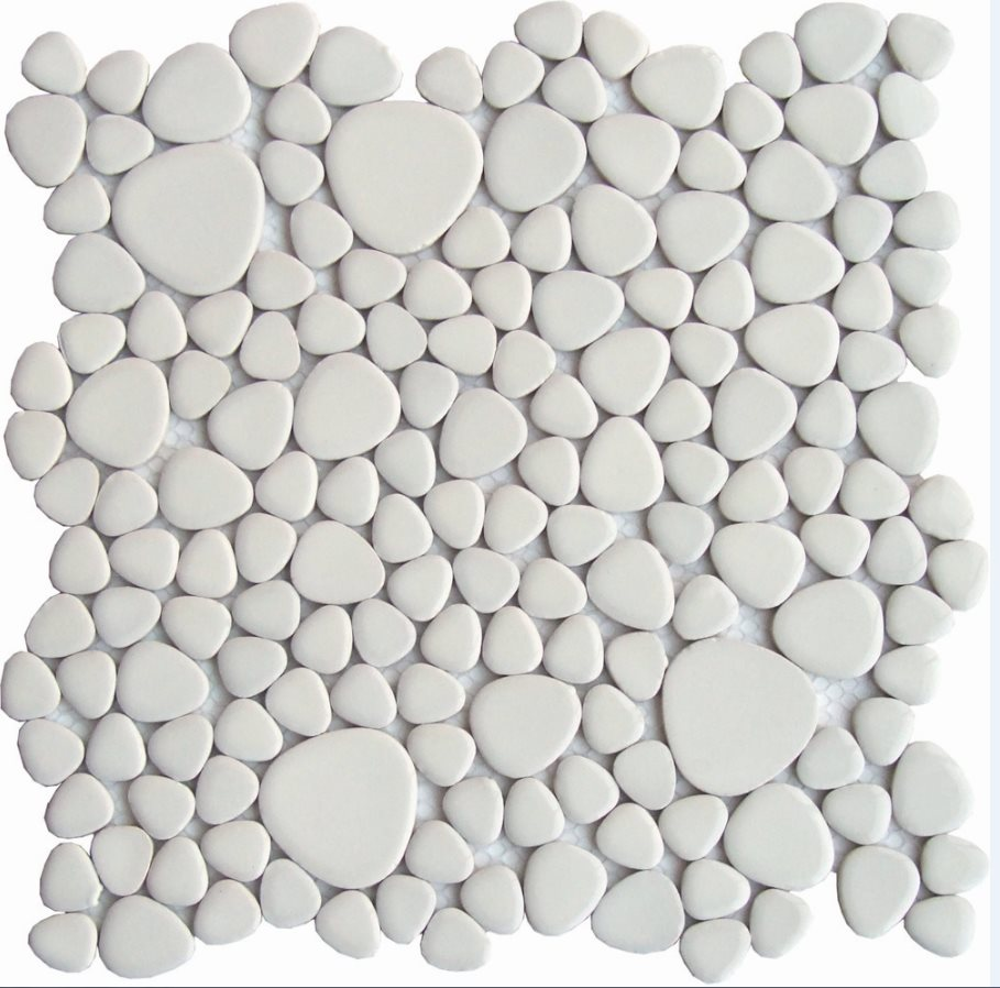 Mosaique Nature Blanco - céramique blanc 27x27 - boite de 0.95m² - zoom
