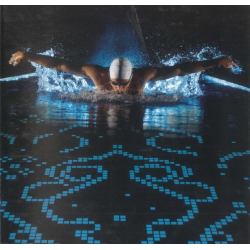 Mosaique piscine bleu phosphorescent 4502 31.6x31.6 cm - 1m² 
