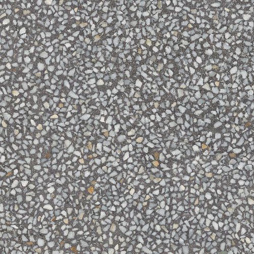 Carrelage imitation granito terrazzo 80x80 cm PORTOFINO Grafito - 1.28m² - zoom