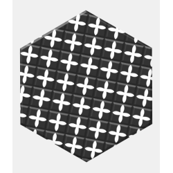 Carrelage tomette patchwork style ciment 33x28.5 GRAZIA DECOR - 1m² Realonda
