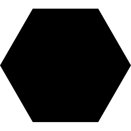 Carrelage tomette noire 33x28.5 OPAL NOIR - 1m² Realonda