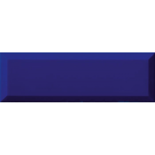 Carrelage Métro biseauté 10x30 cm azul bleu foncé brillant - 1.02m² Ribesalbes