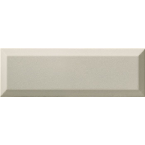 Carrelage Métro biseauté 10x30 cm gris clair brillant - 1.02m²